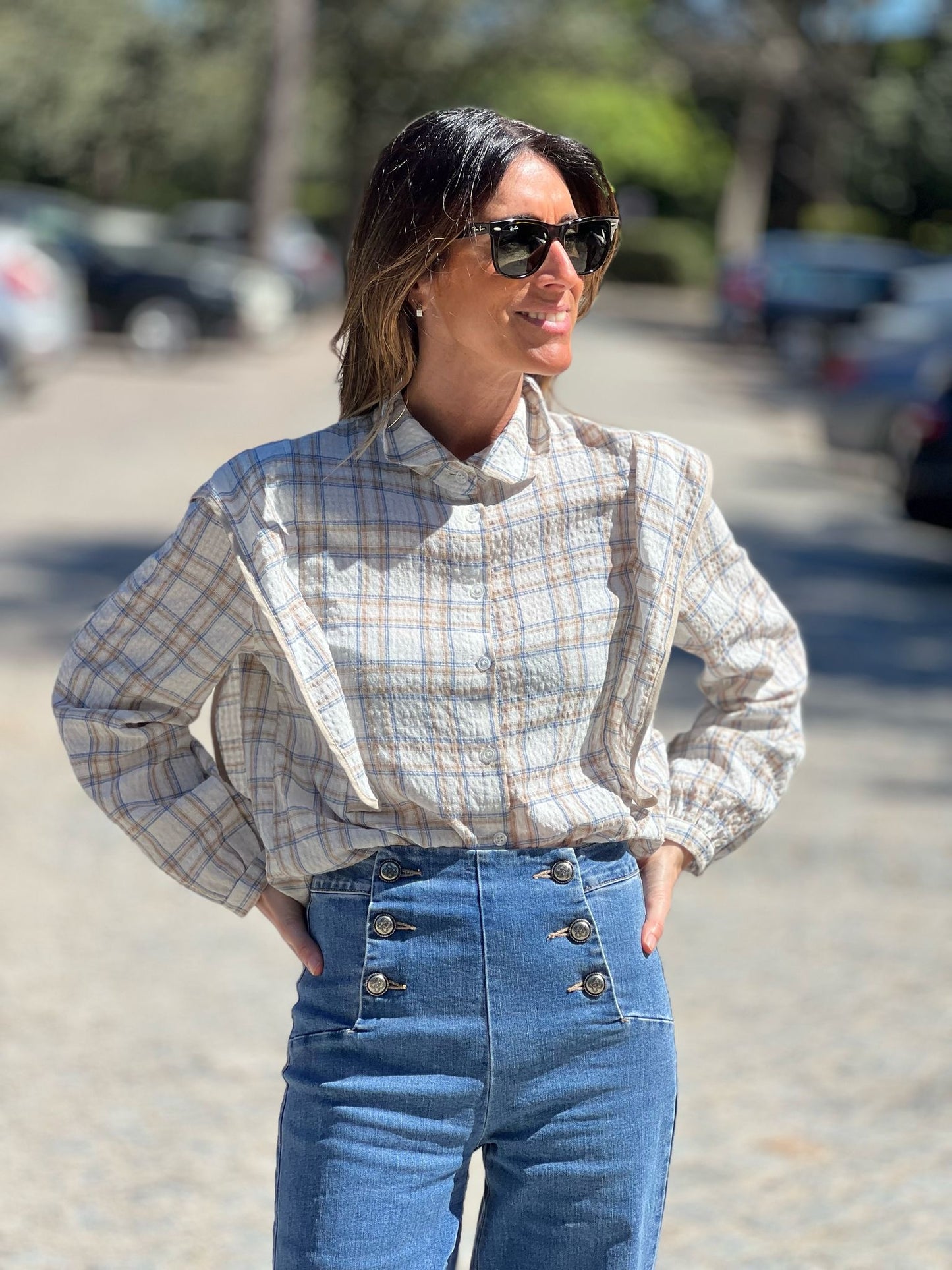Camisa quadros