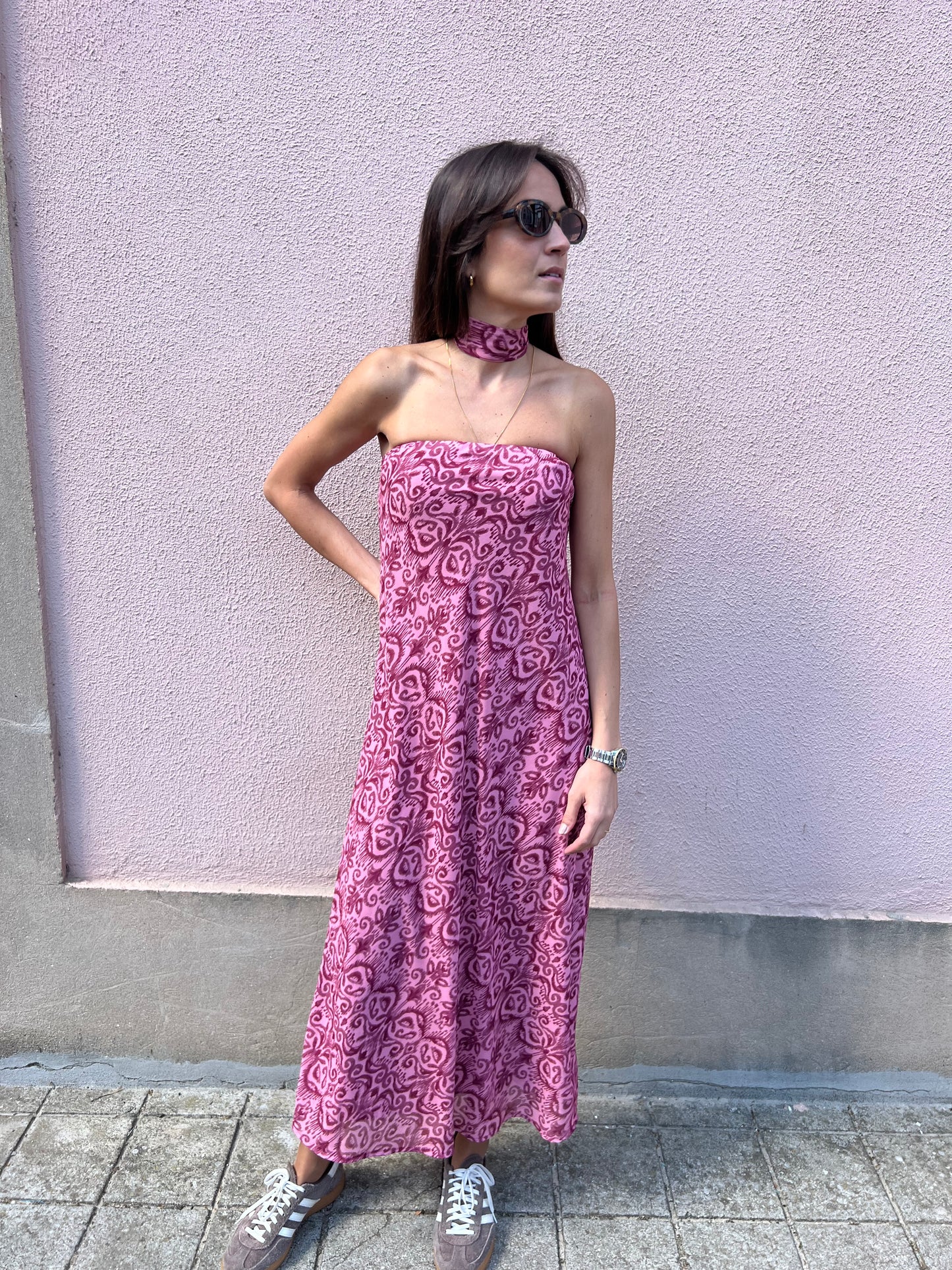 Vestido cai cai fita