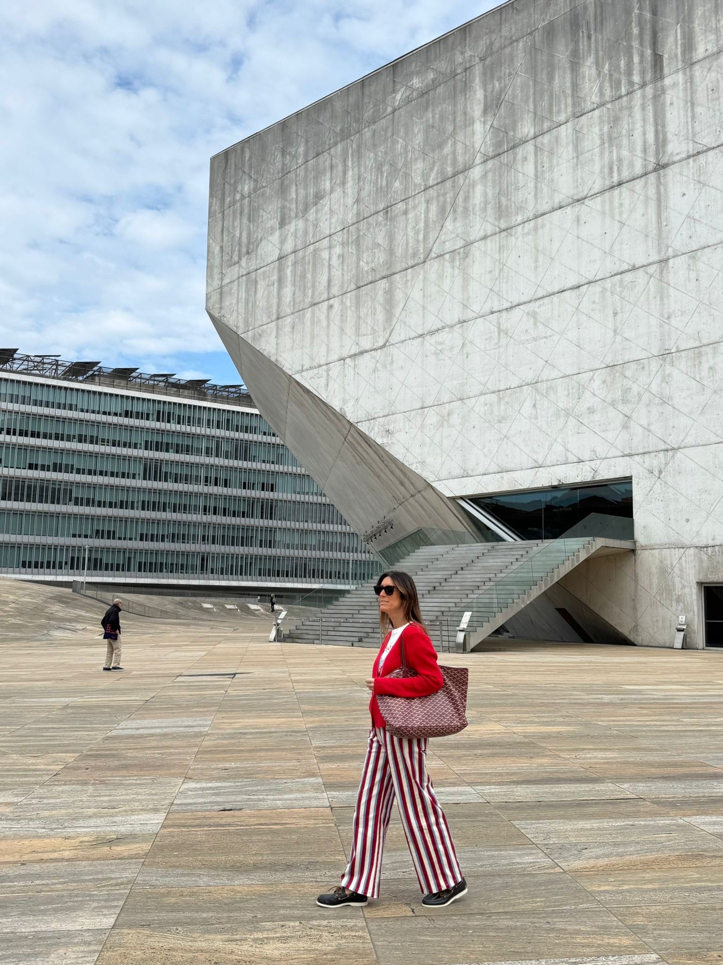 Casaco malha vermelho