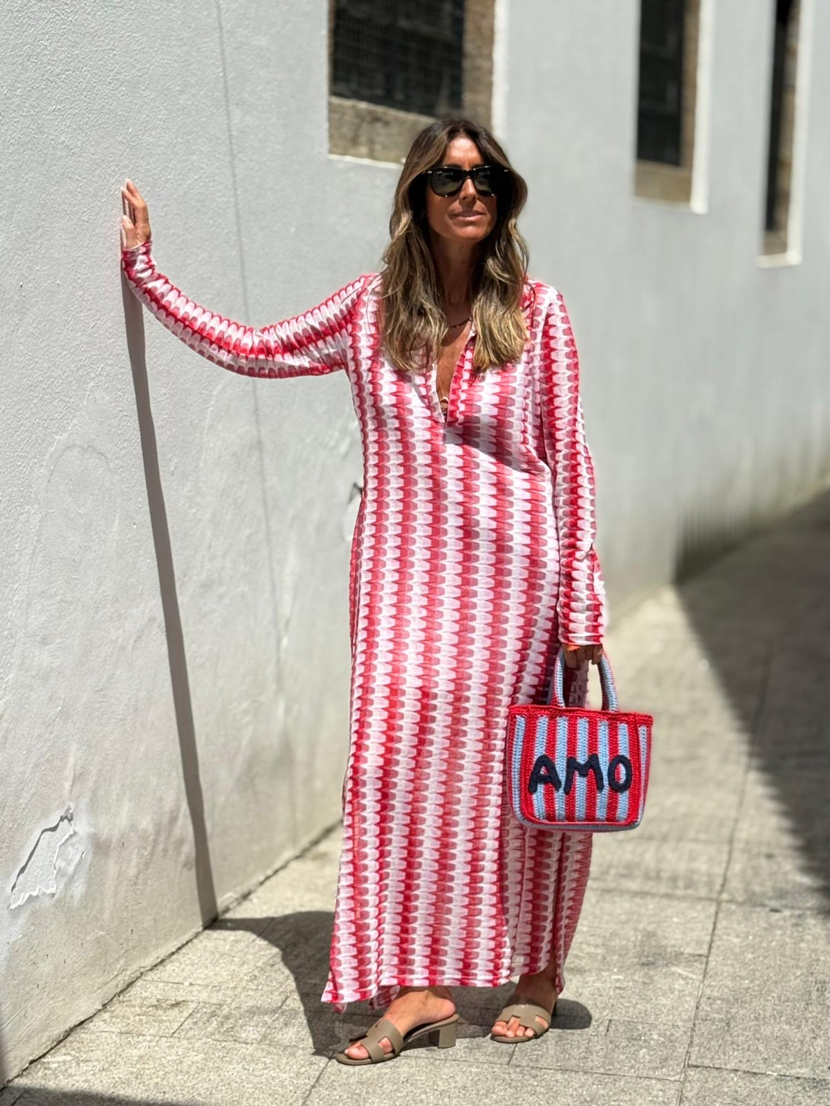 Vestido zigzag
