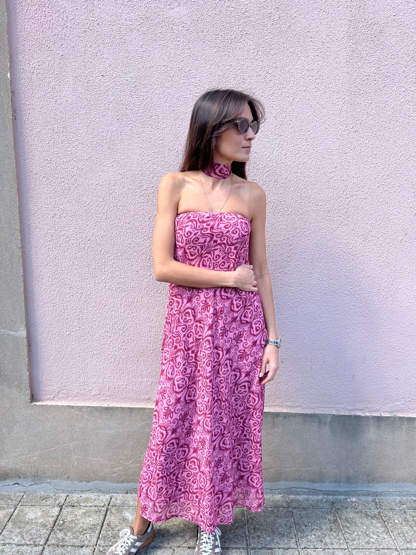 Vestido cai cai fita