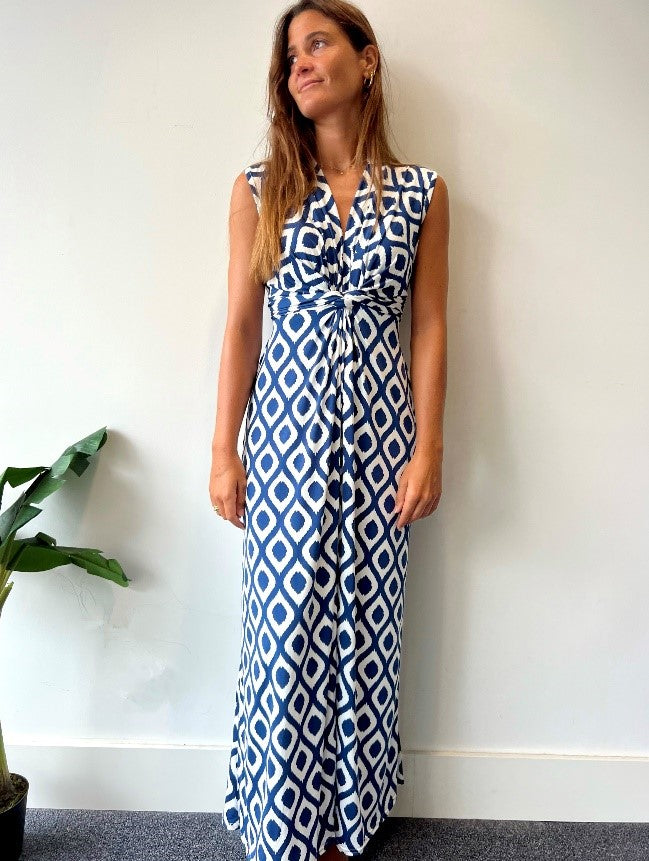 Vestido padrão geométrico