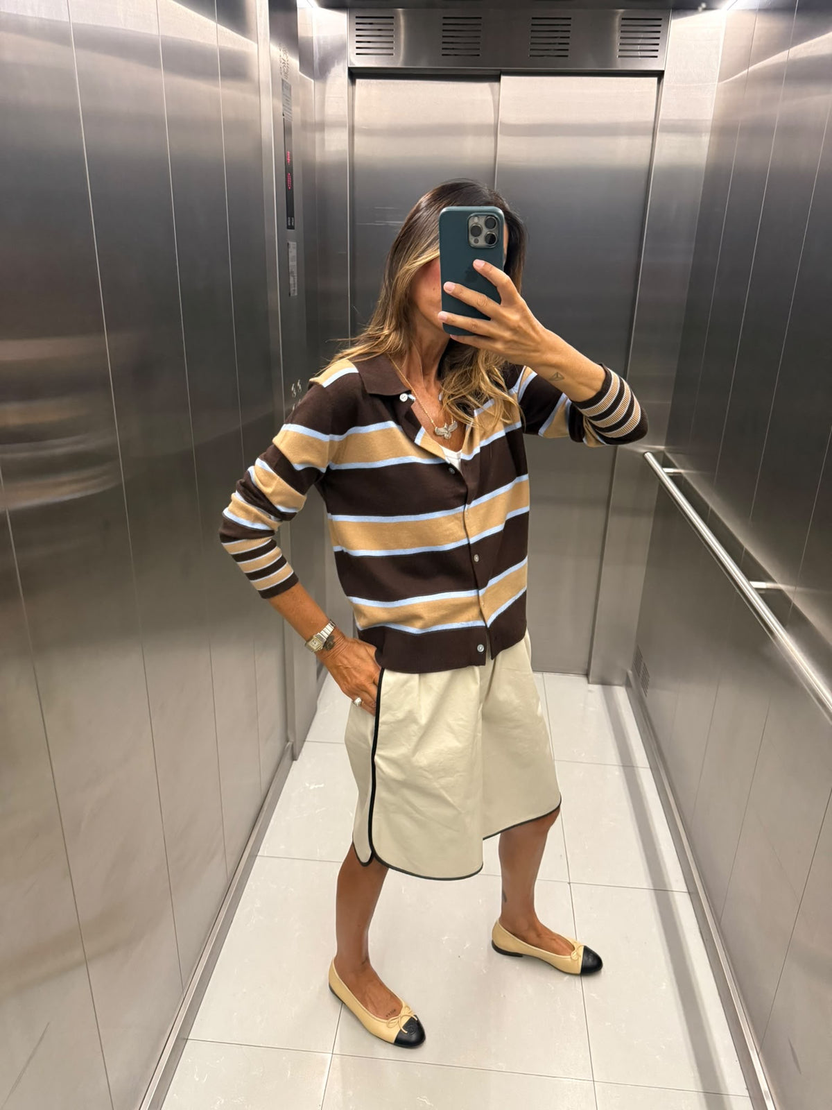 Casaco gola polo