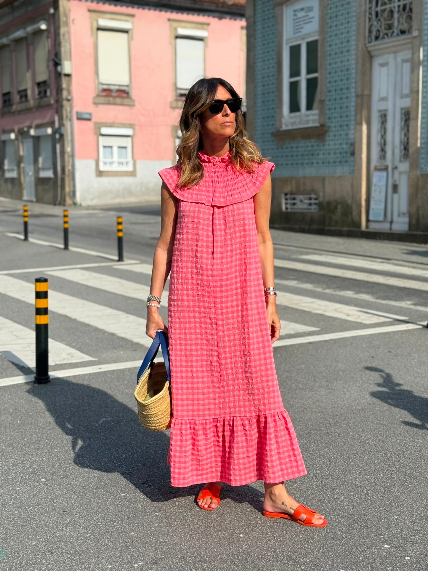 Vestido favos