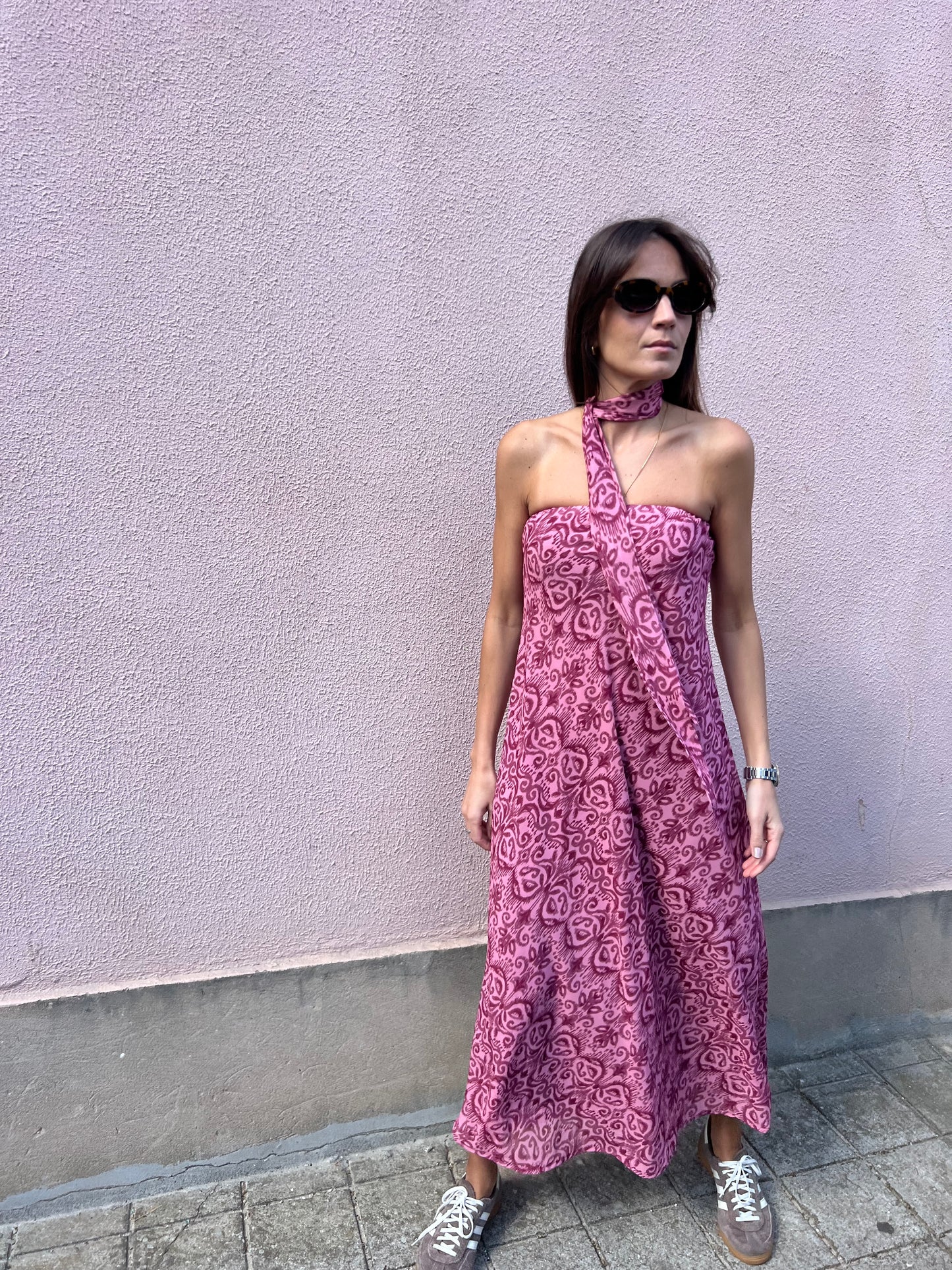 Vestido cai cai fita