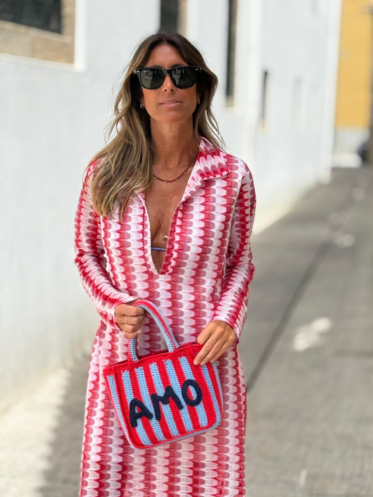 Vestido zigzag