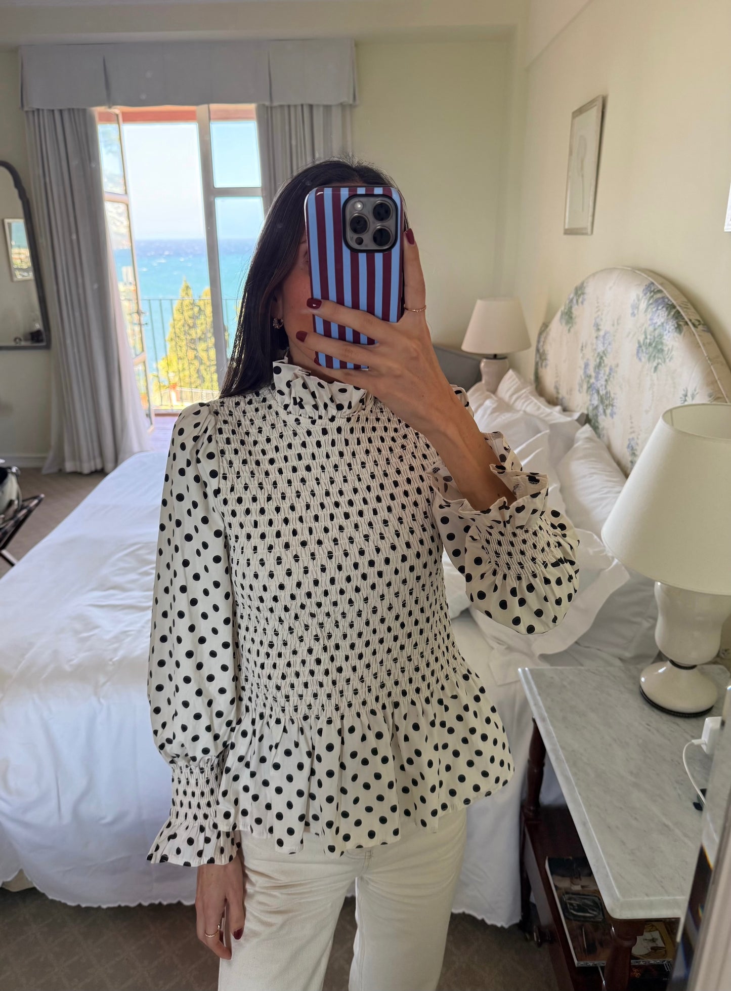 Blusa polka dots
