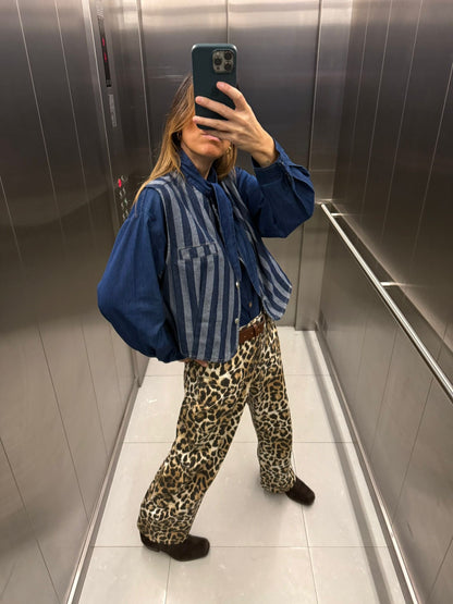 Camisa ganga laço