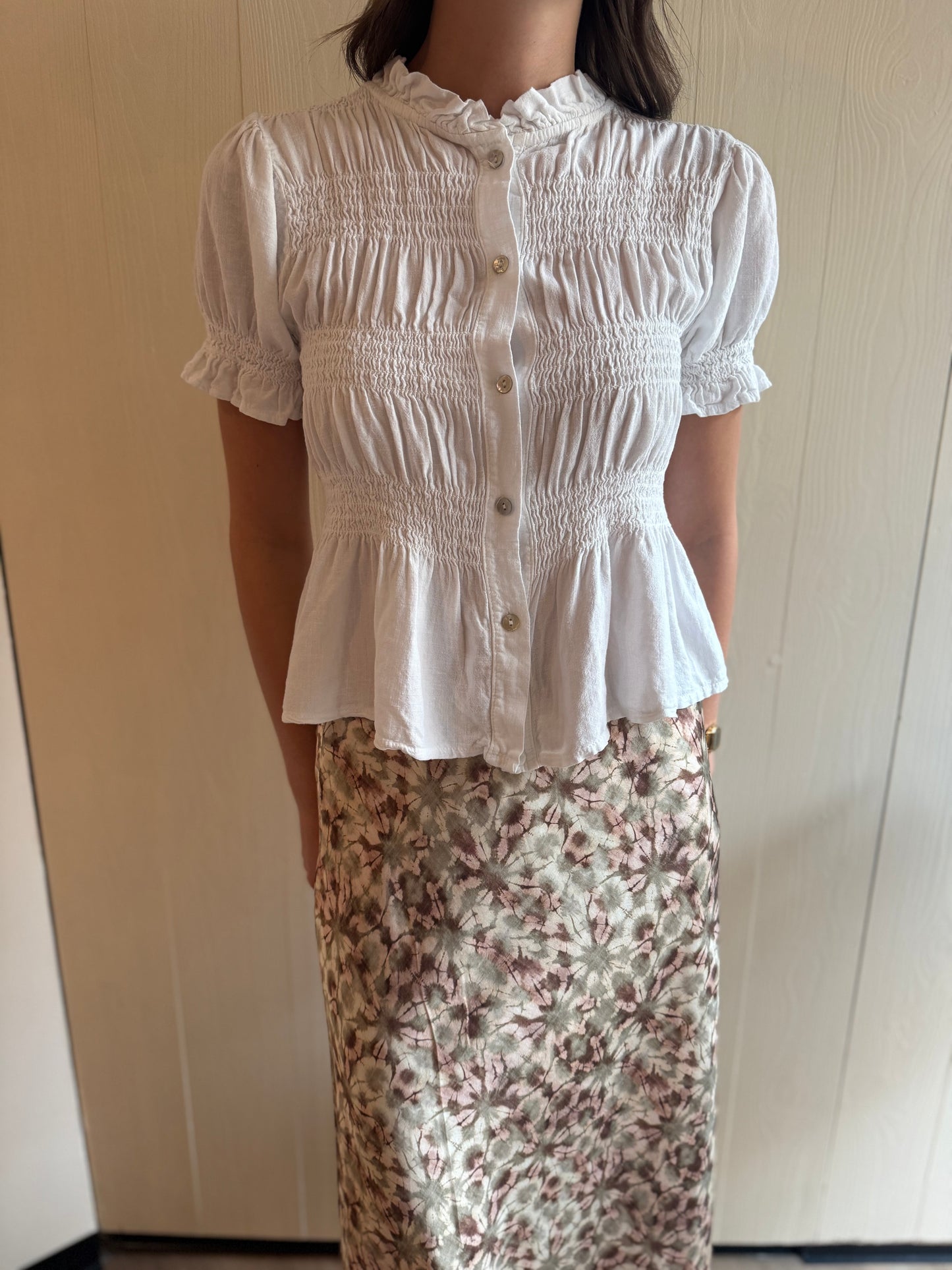 Camisa favos branca