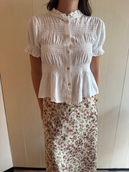 Camisa favos branca