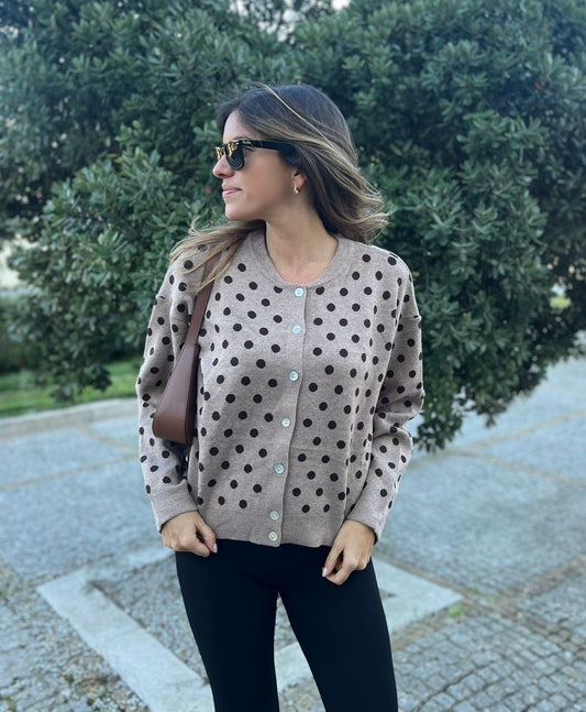Casaco polka dots