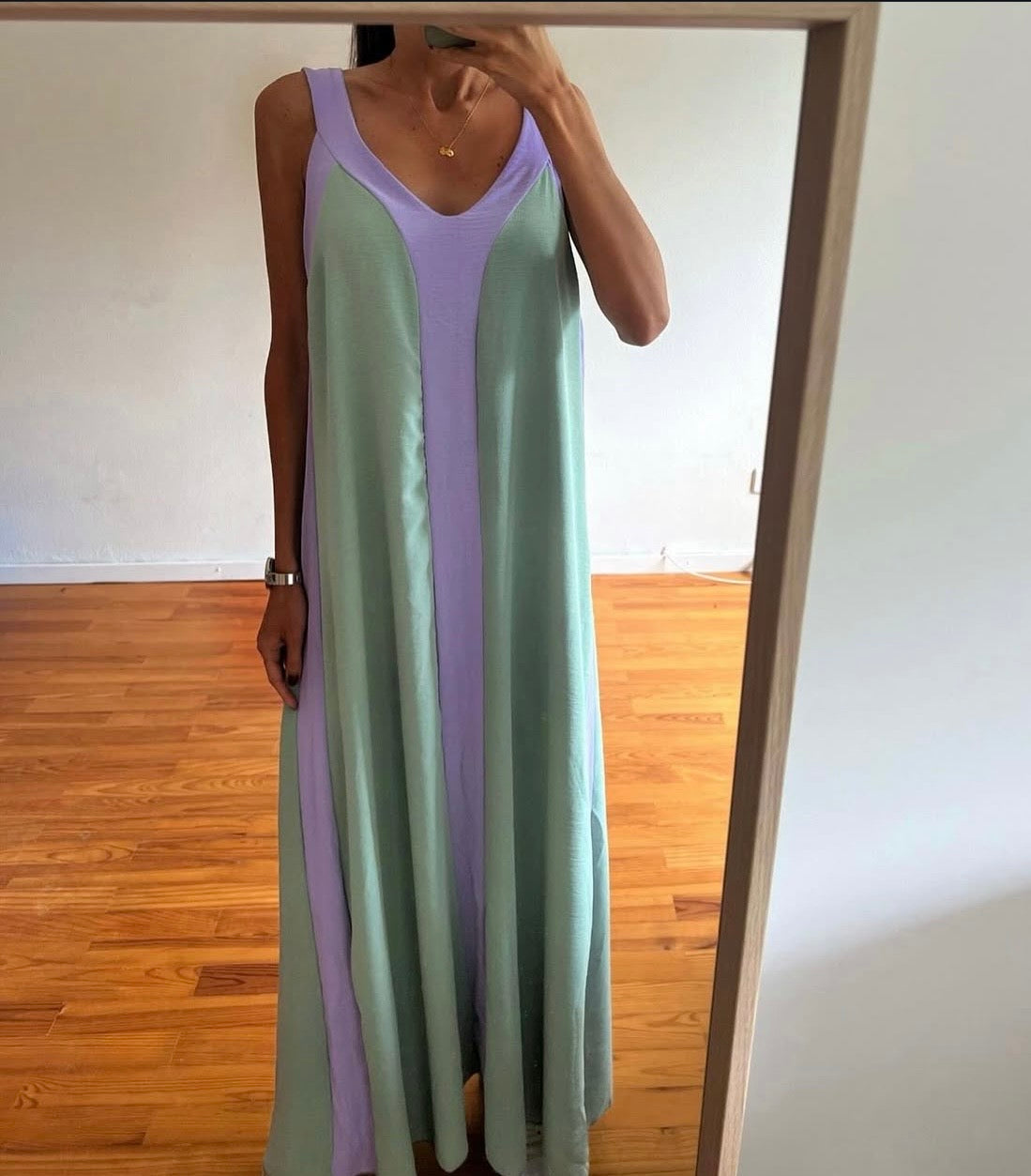 Vestido duo lilás