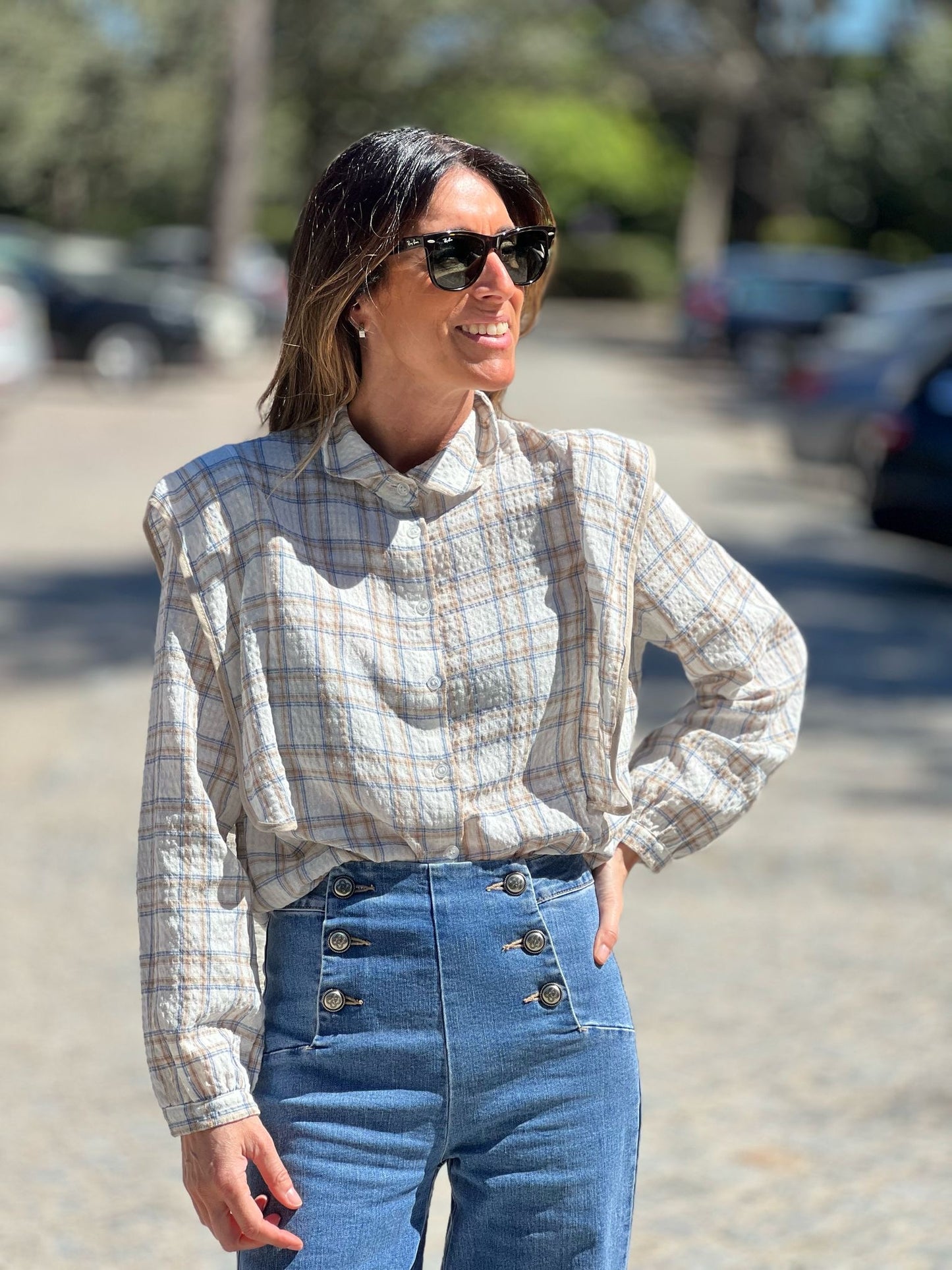 Camisa quadros