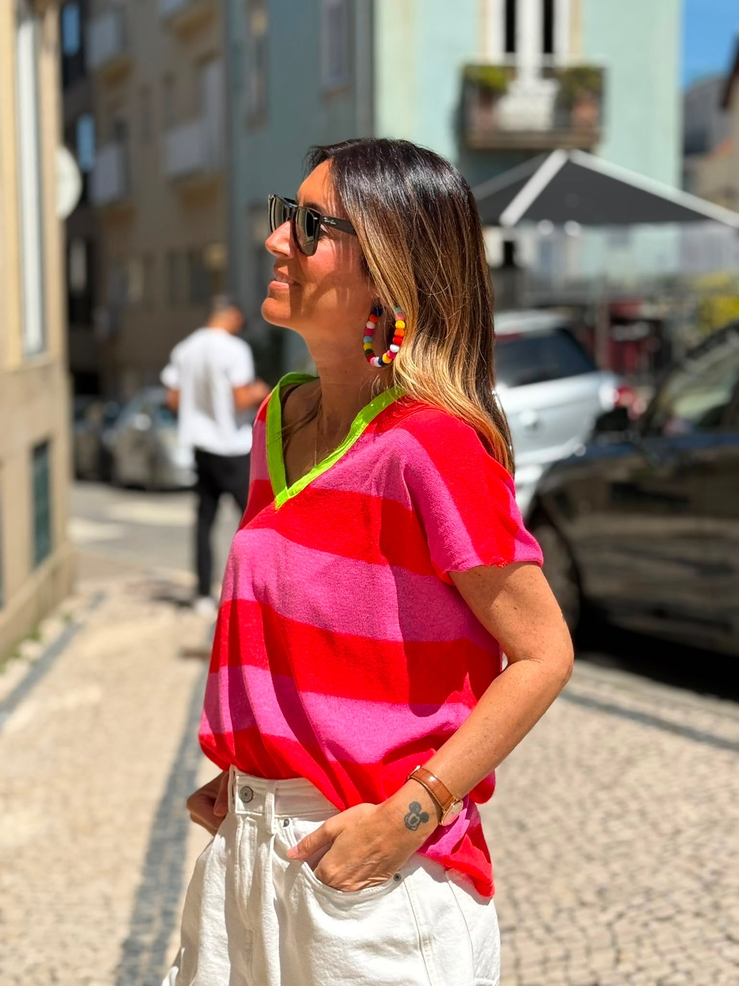 T shirt riscas - envios 12/06