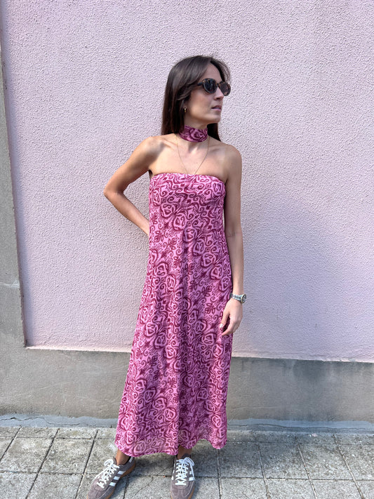 Vestido cai cai fita