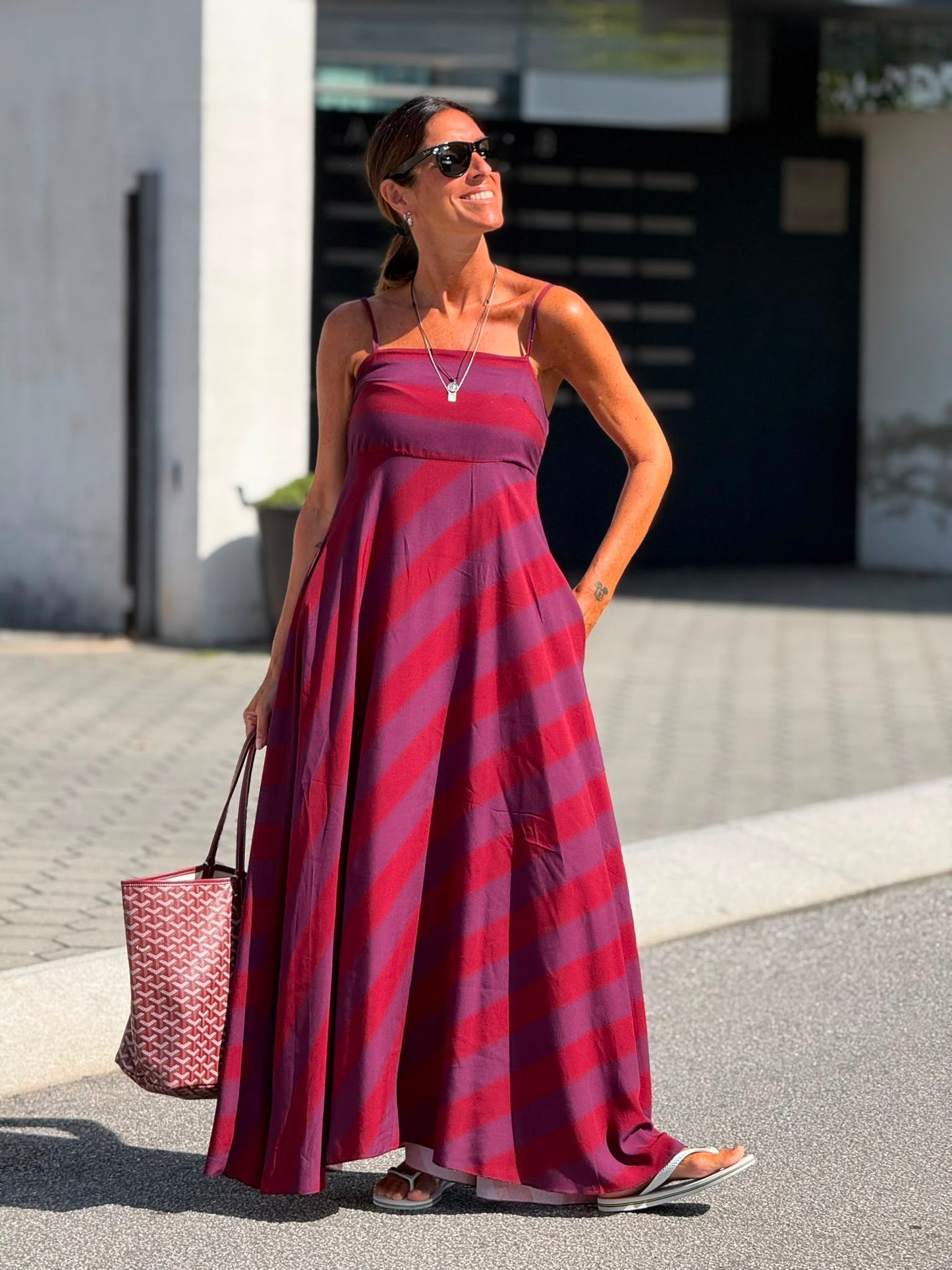 Vestido riscas