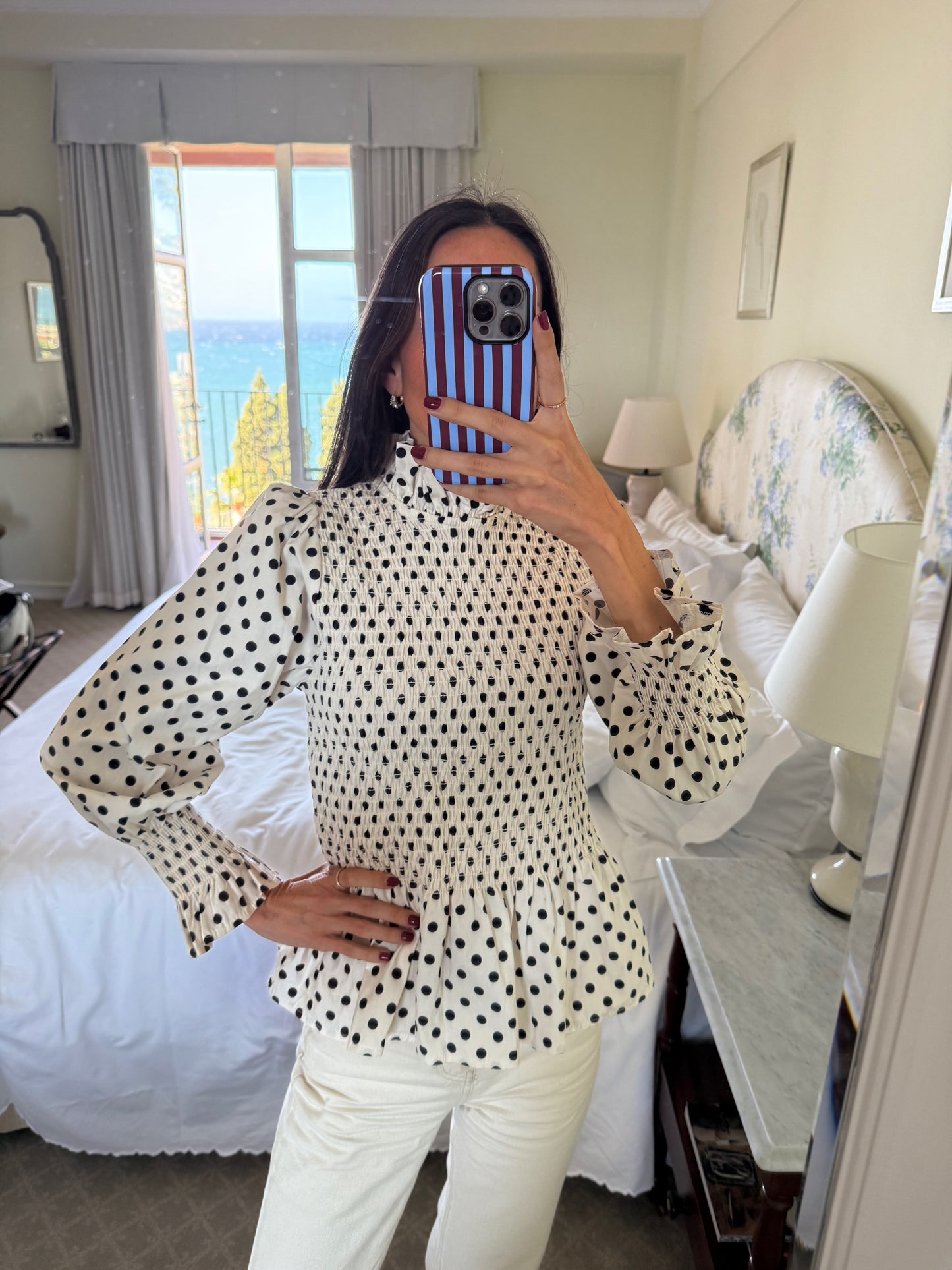 Blusa polka dots