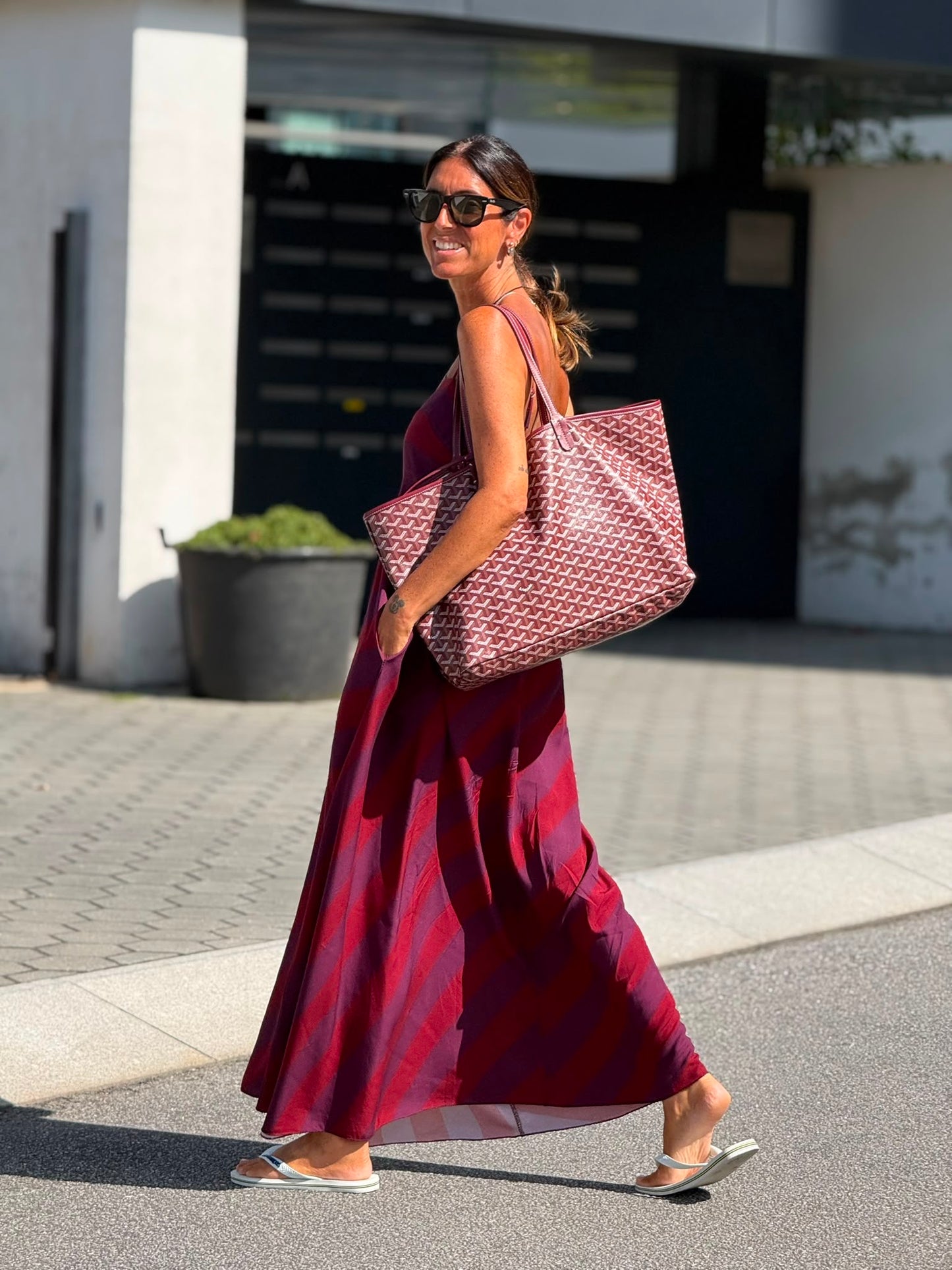 Vestido riscas