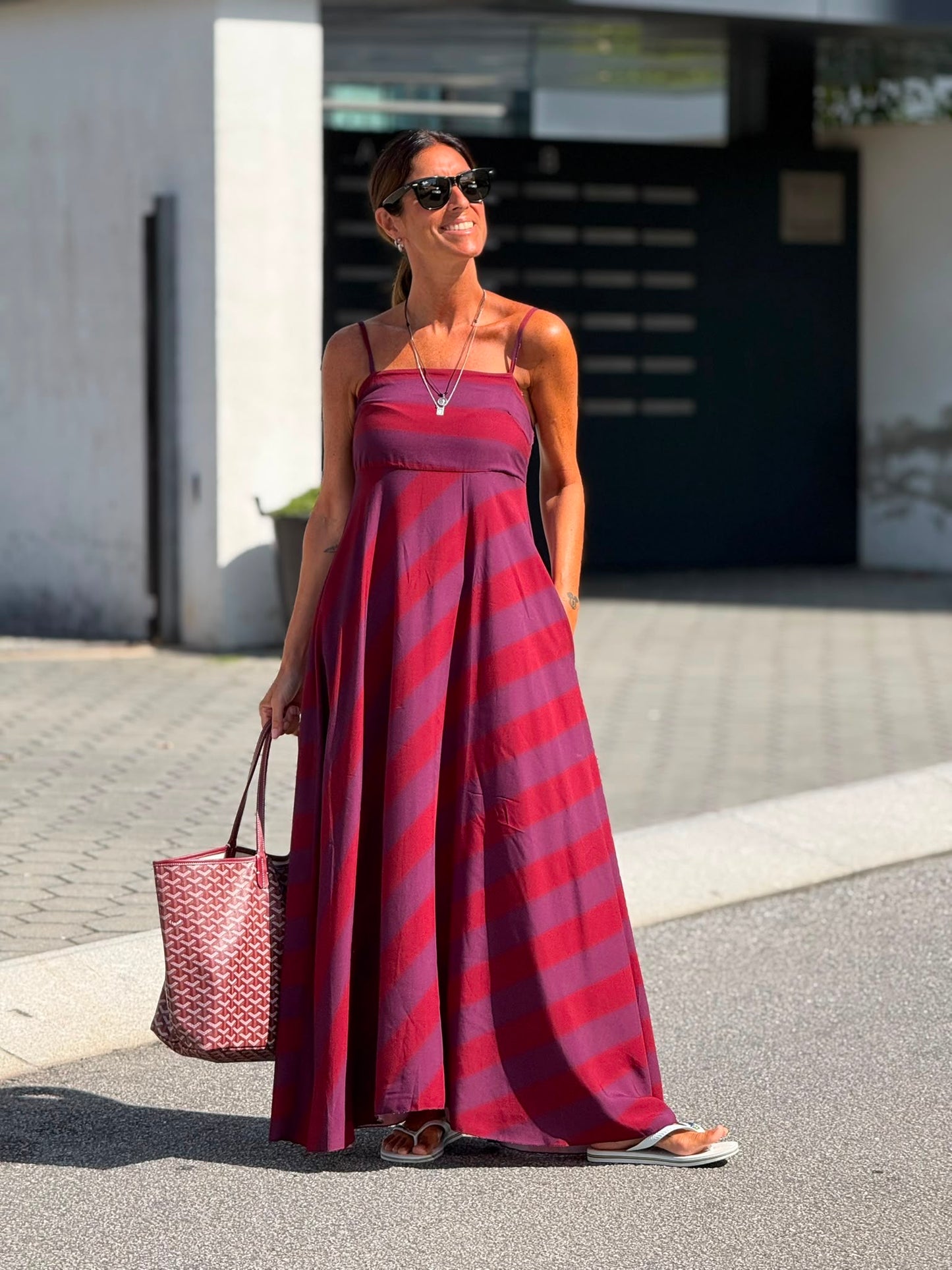 Vestido riscas