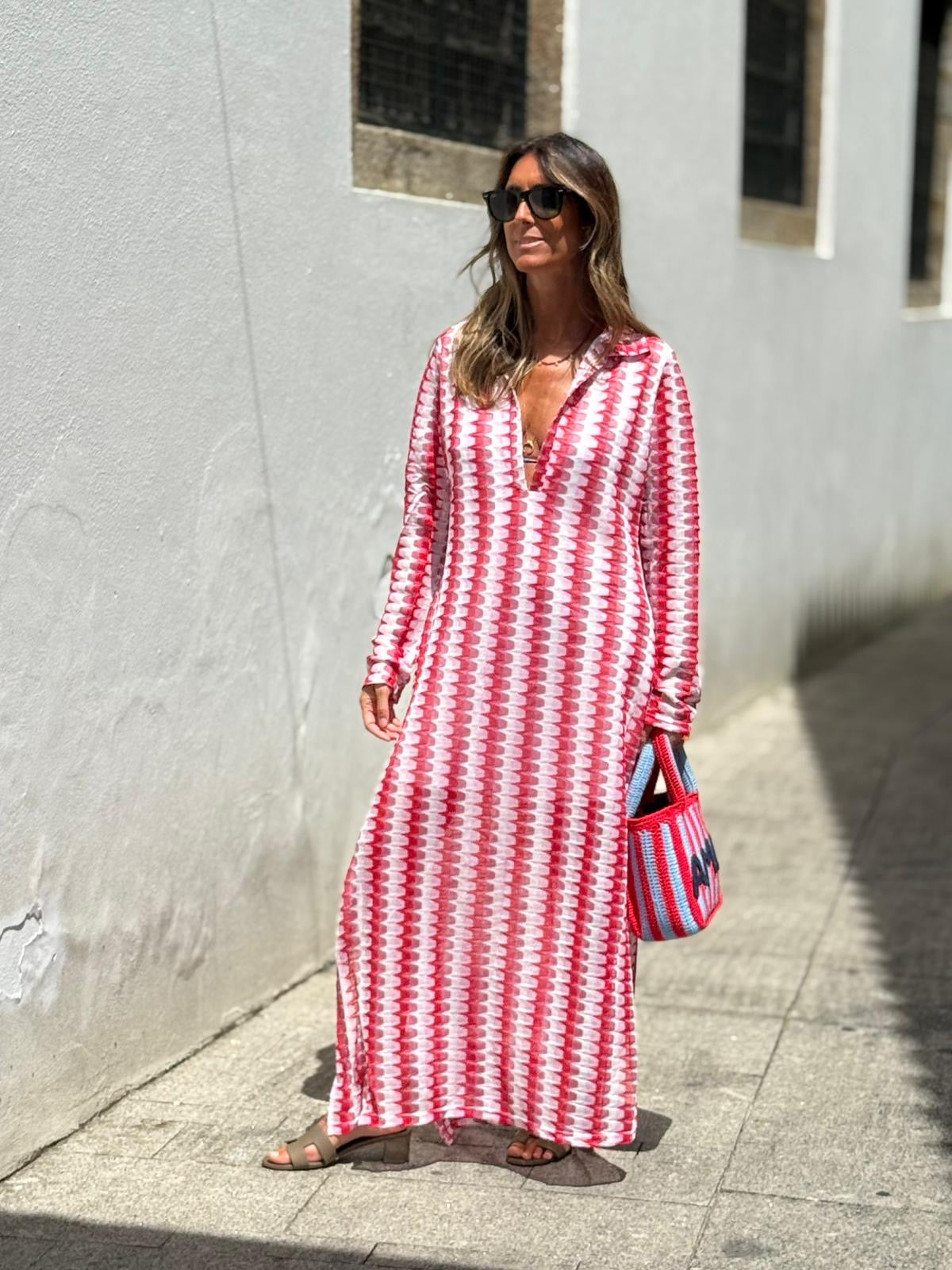 Vestido zigzag