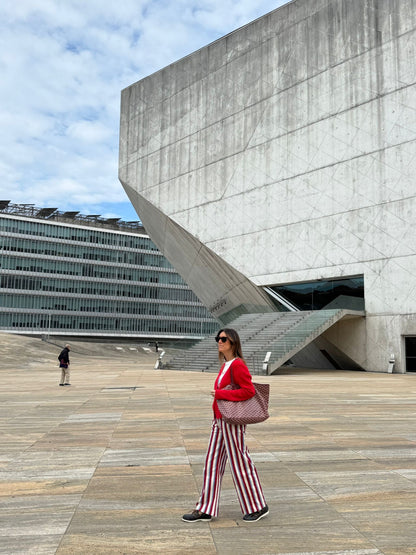 Casaco malha vermelho