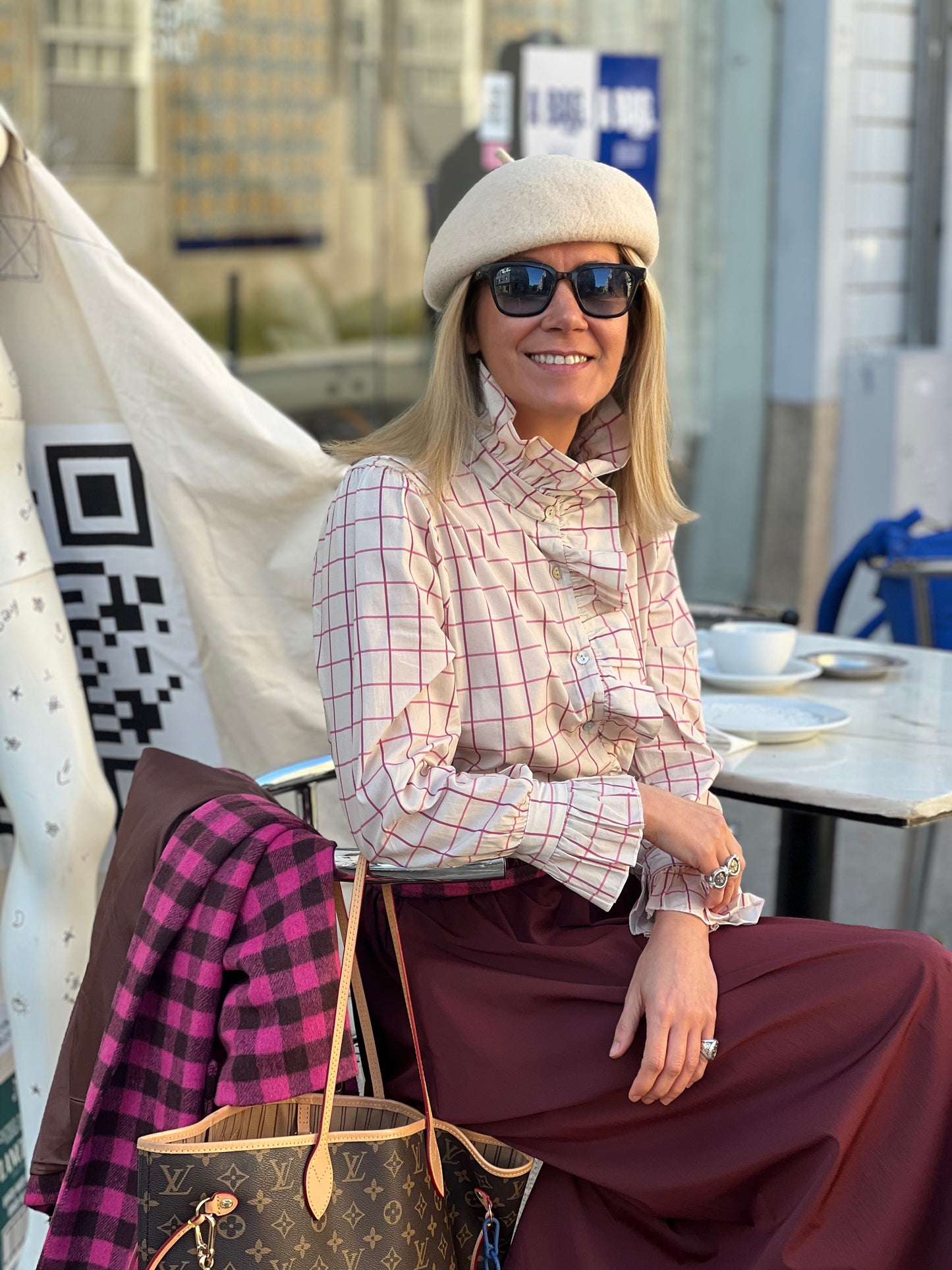Camisa rosa gola