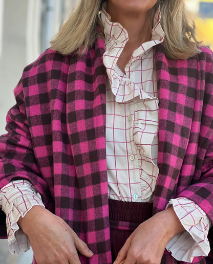 Camisa rosa gola