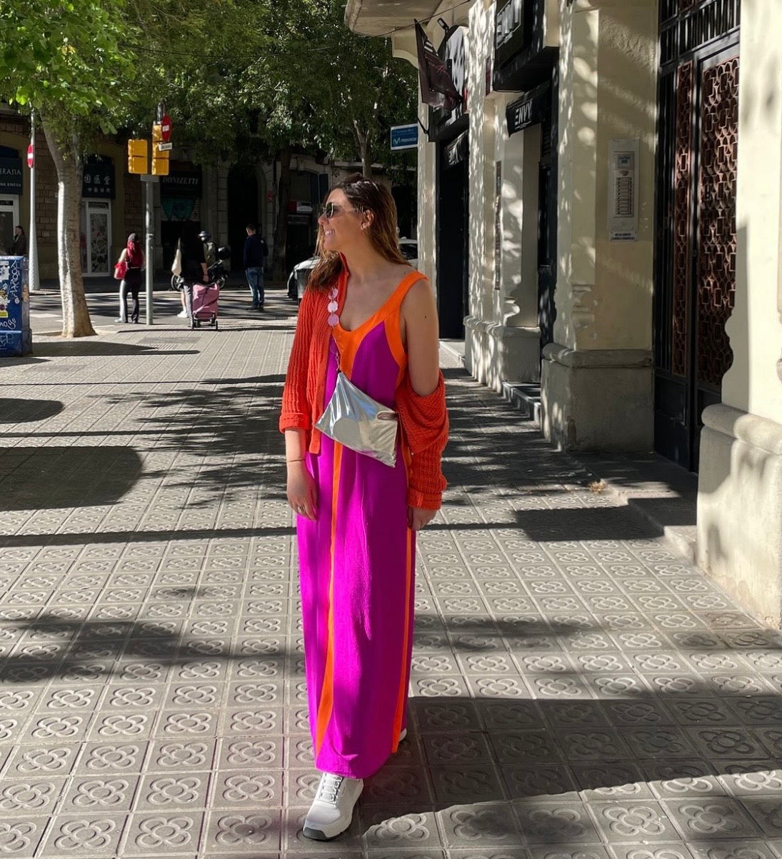 Vestido duo rosa