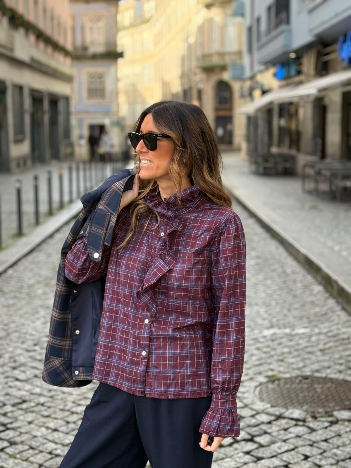 Camisa xadrez folho