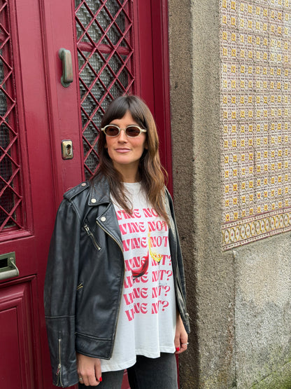 T shirt wine not