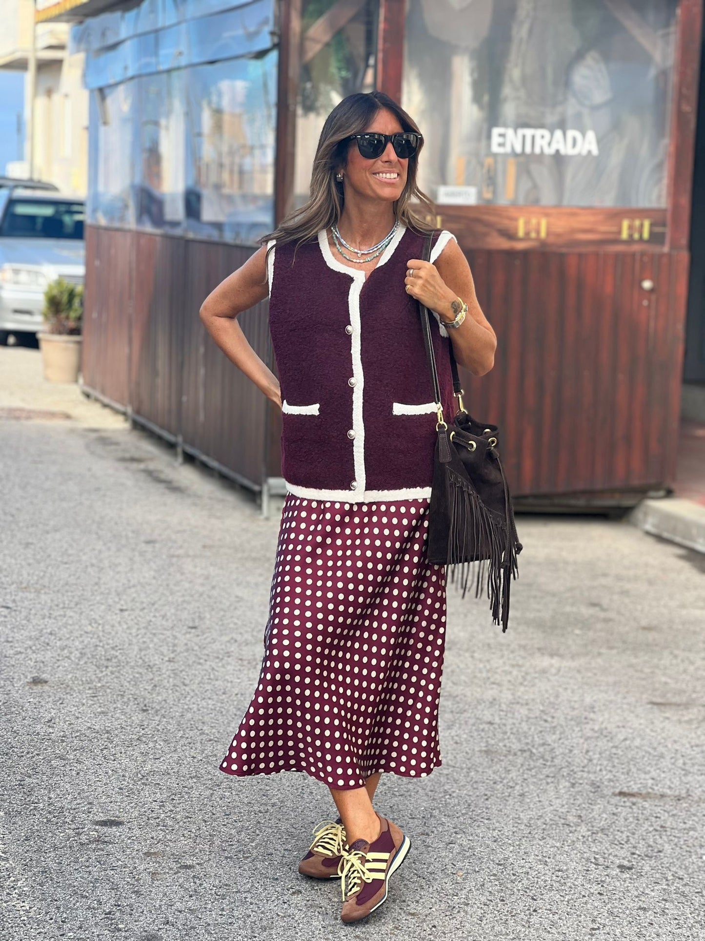 Colete bordeaux