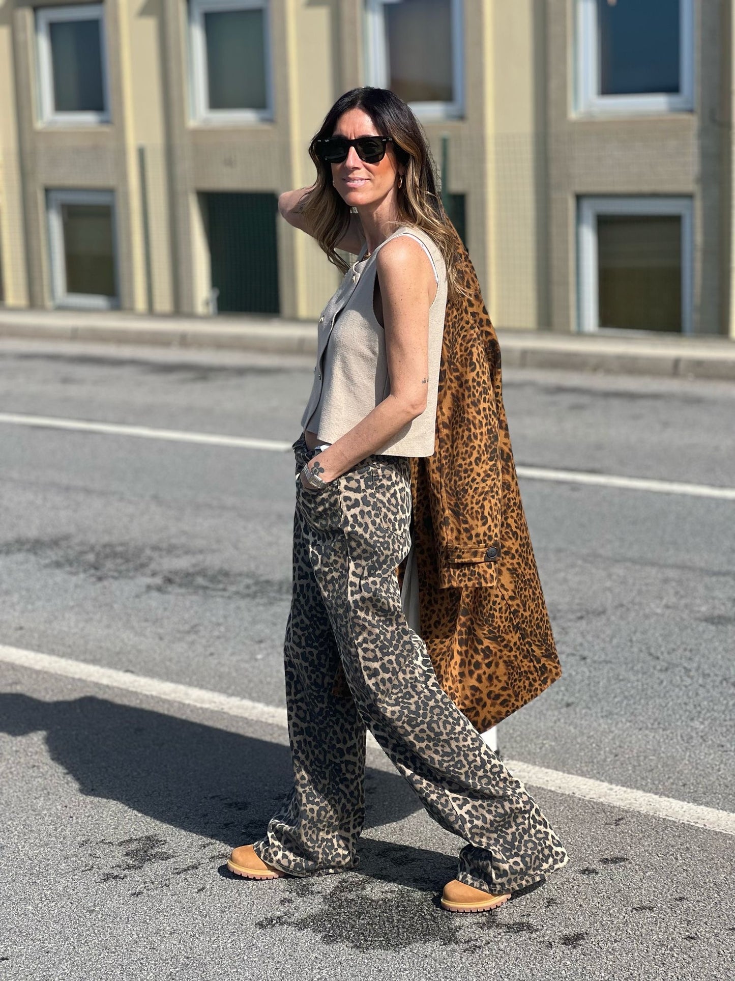Calças animal print