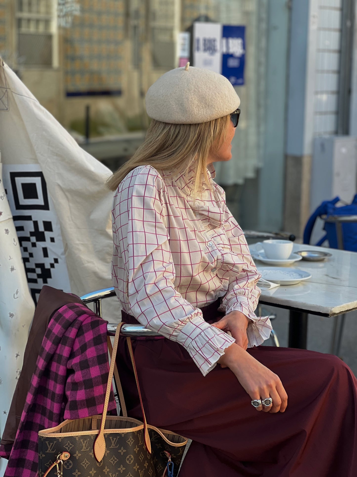 Camisa rosa gola