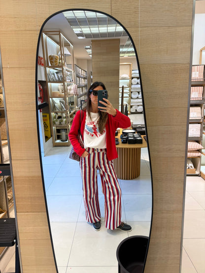 Casaco malha vermelho
