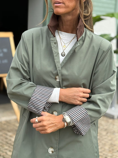 Gabardina verde