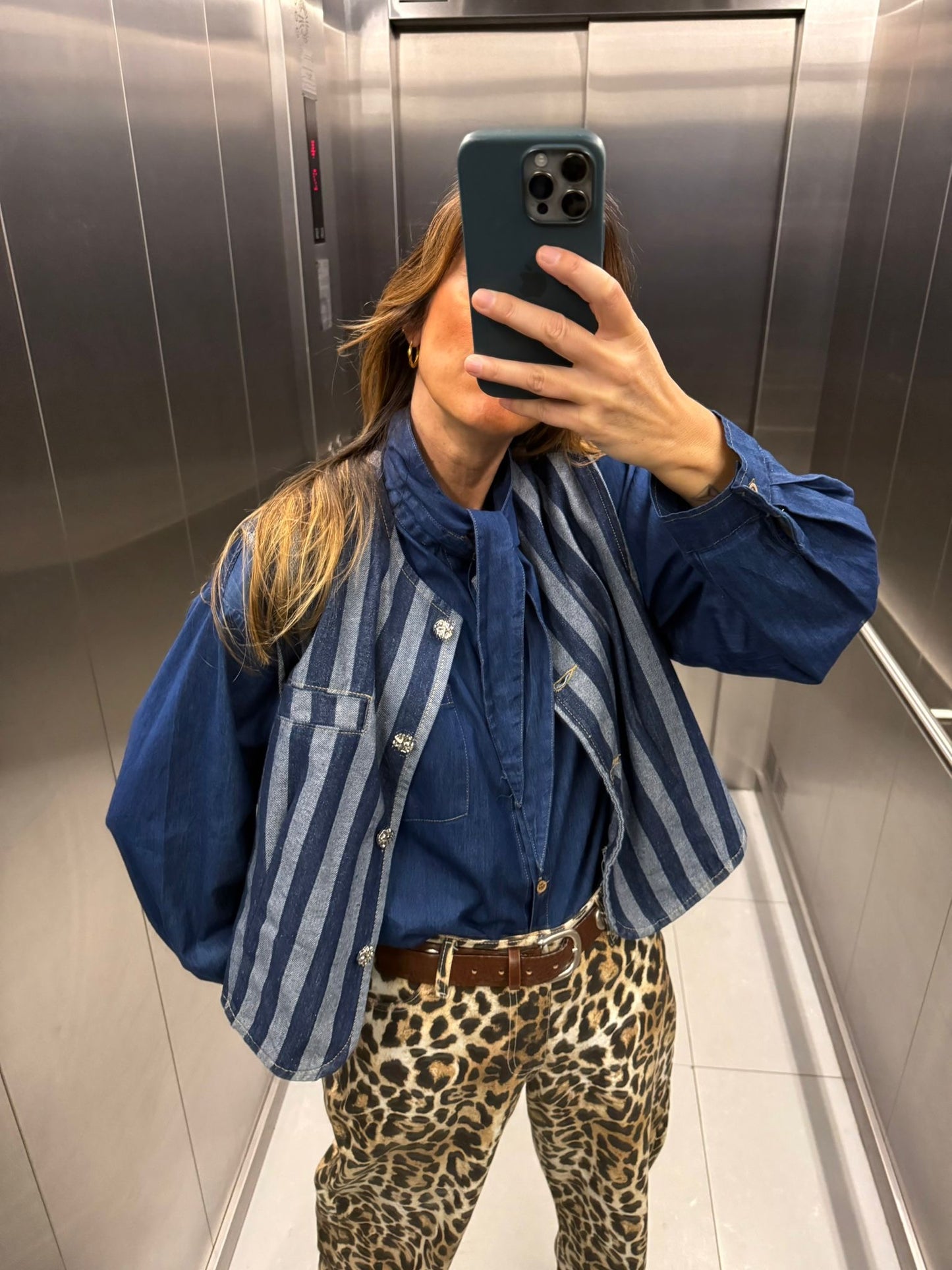 Camisa ganga laço