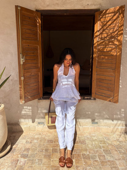 Conjunto linho branco